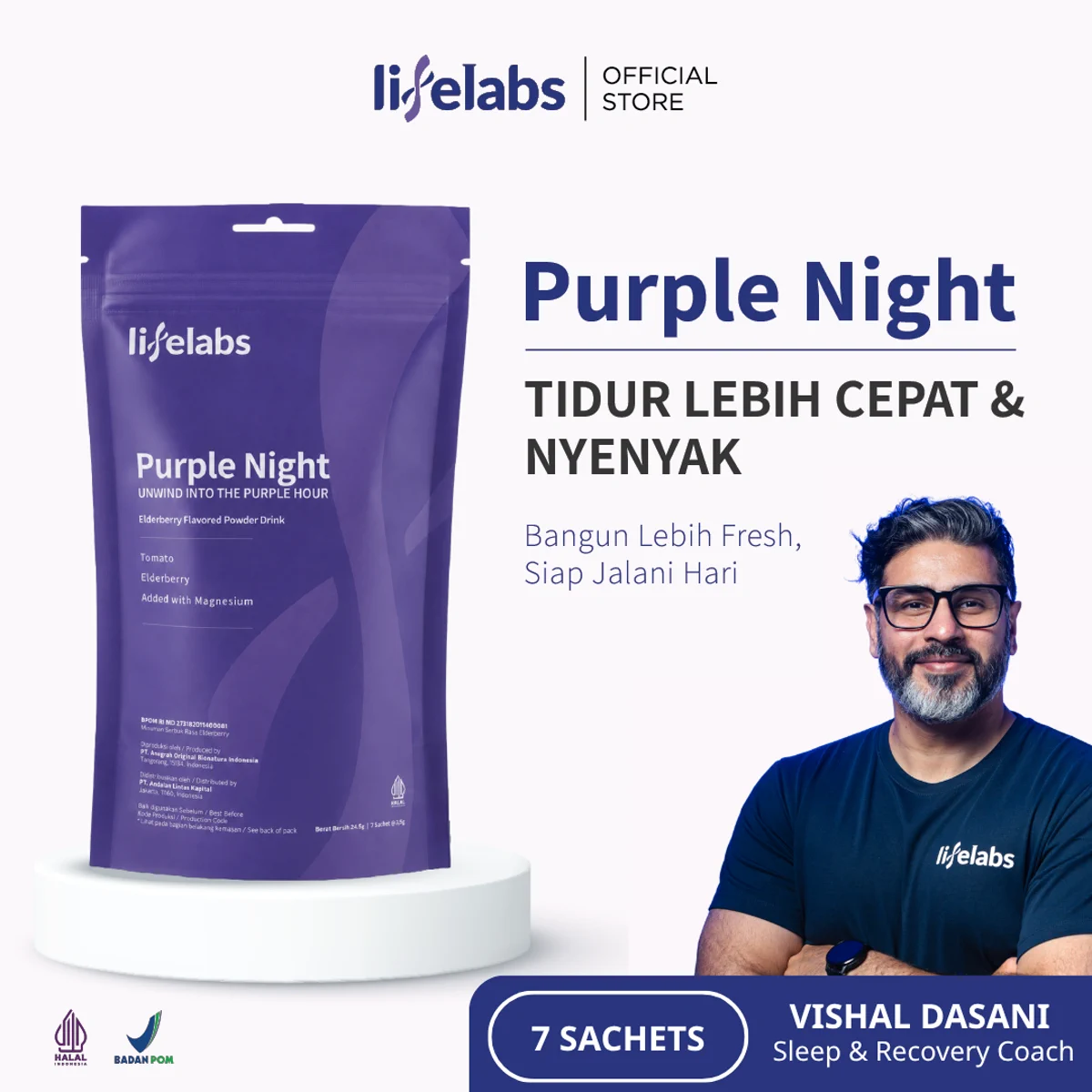LIFELABS Purple Night weekly pack